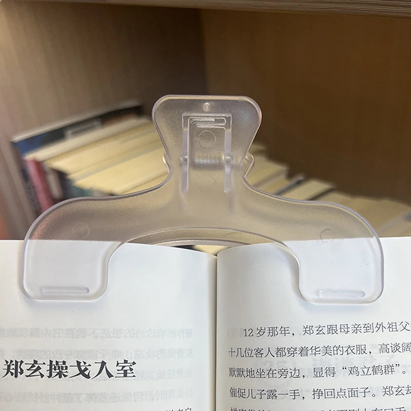Frosted Transparent Book Page Holder Clip & Desk Memo Clip Book Page Holder Axl A1