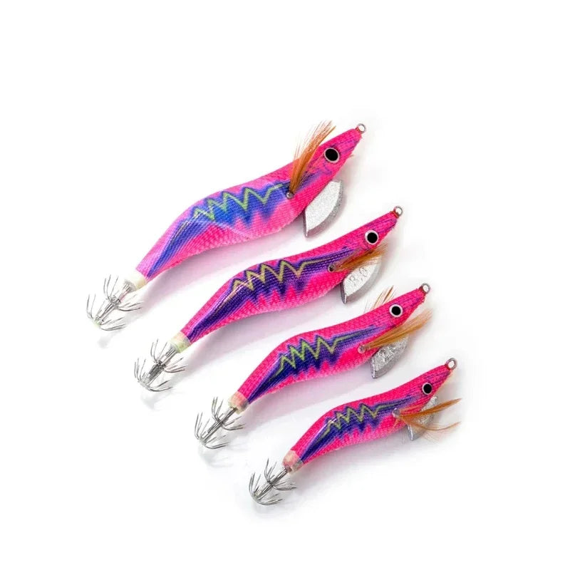 Luminous Squid Jig Lure 2.5/3.0 – Saltwater Fishing Hook Rig Squid Fishing Jig Axl 1pcs 3.0