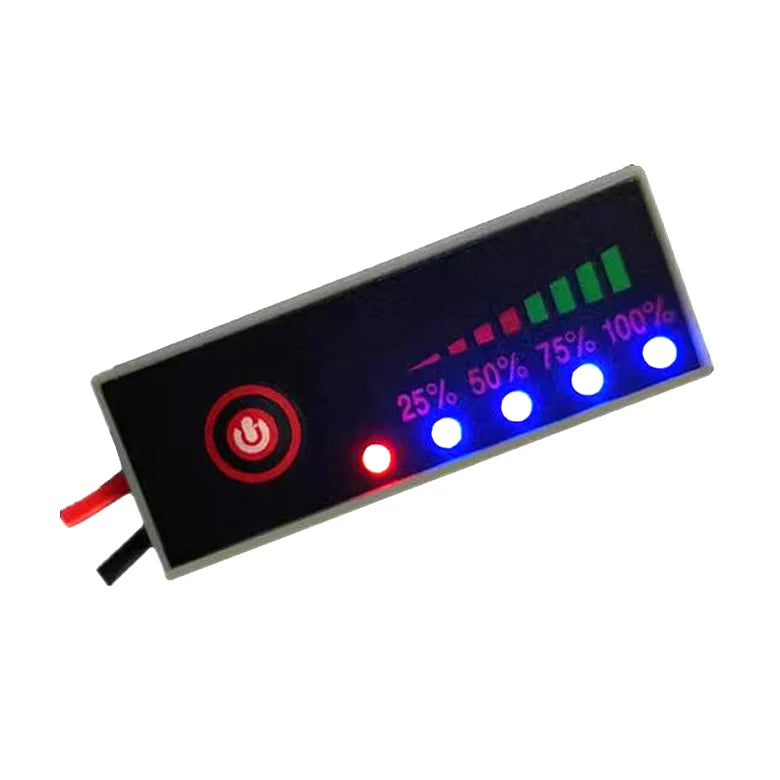 LiPo Battery Capacity Indicator 1S–7S | 5-LED Voltage Tester Battery Capacity Indicator Axl