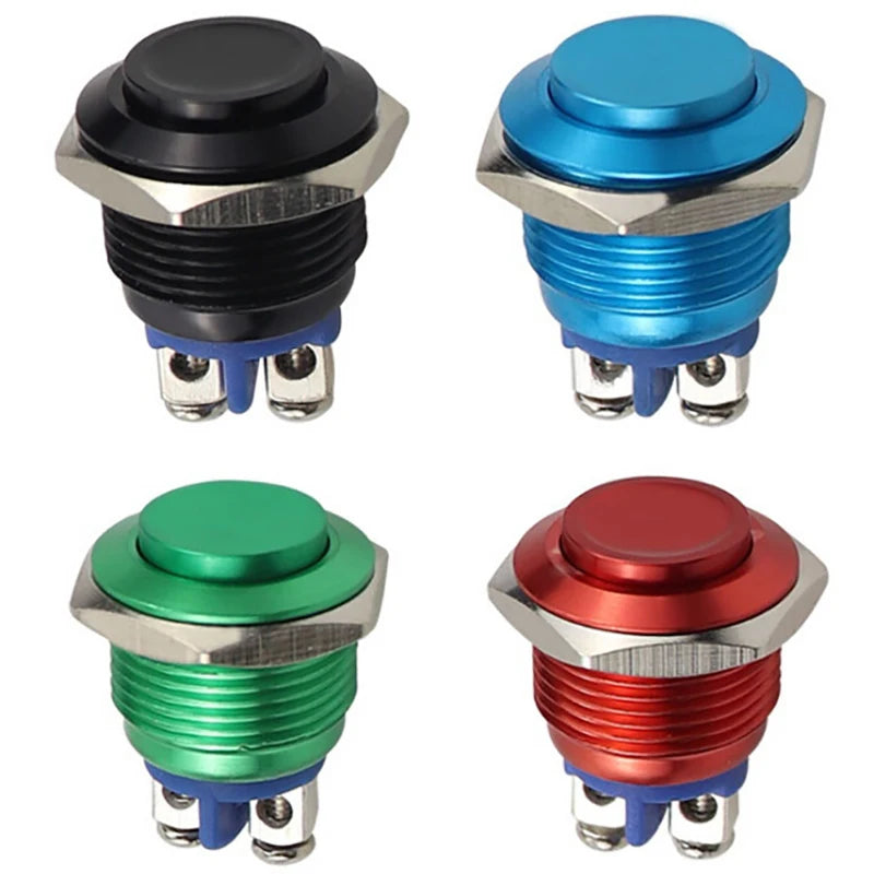 16mm Momentary Push Button Switch – IP65 Waterproof Panel Mount Push Button Switch Axl