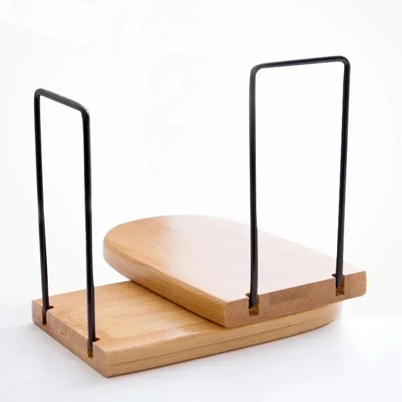 Wood Desktop Bookend Holder – Simple Style Desk Organizer Wood Bookend Axl