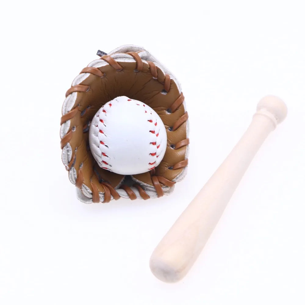 1/6 & 1/12 Miniature Baseball Kit – DIY Dollhouse Accessories Dollhouse Accessories Axl Khaki