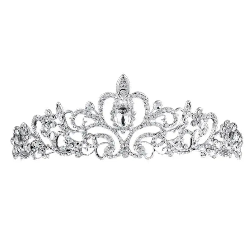 Luxury Diamond Crown Tiara – Bridal Wedding Princess Headpiece Bridal Crown Tiara Axl