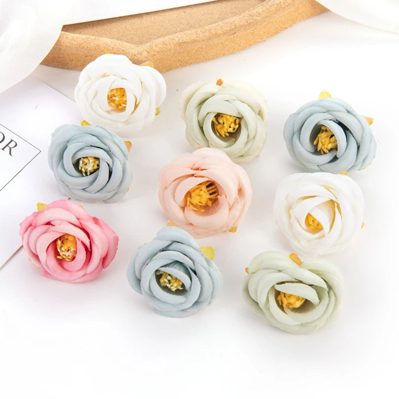 Silk Tea Rose Buds – Artificial Flowers for Home & Wedding Decor Artificial Silk Flowers Axl