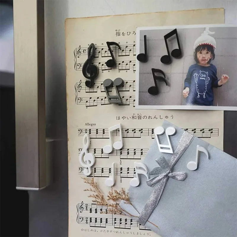 6-Piece Musical Note Fridge Magnets – Decorative Magnet Set Decorative Fridge Magnets Axl