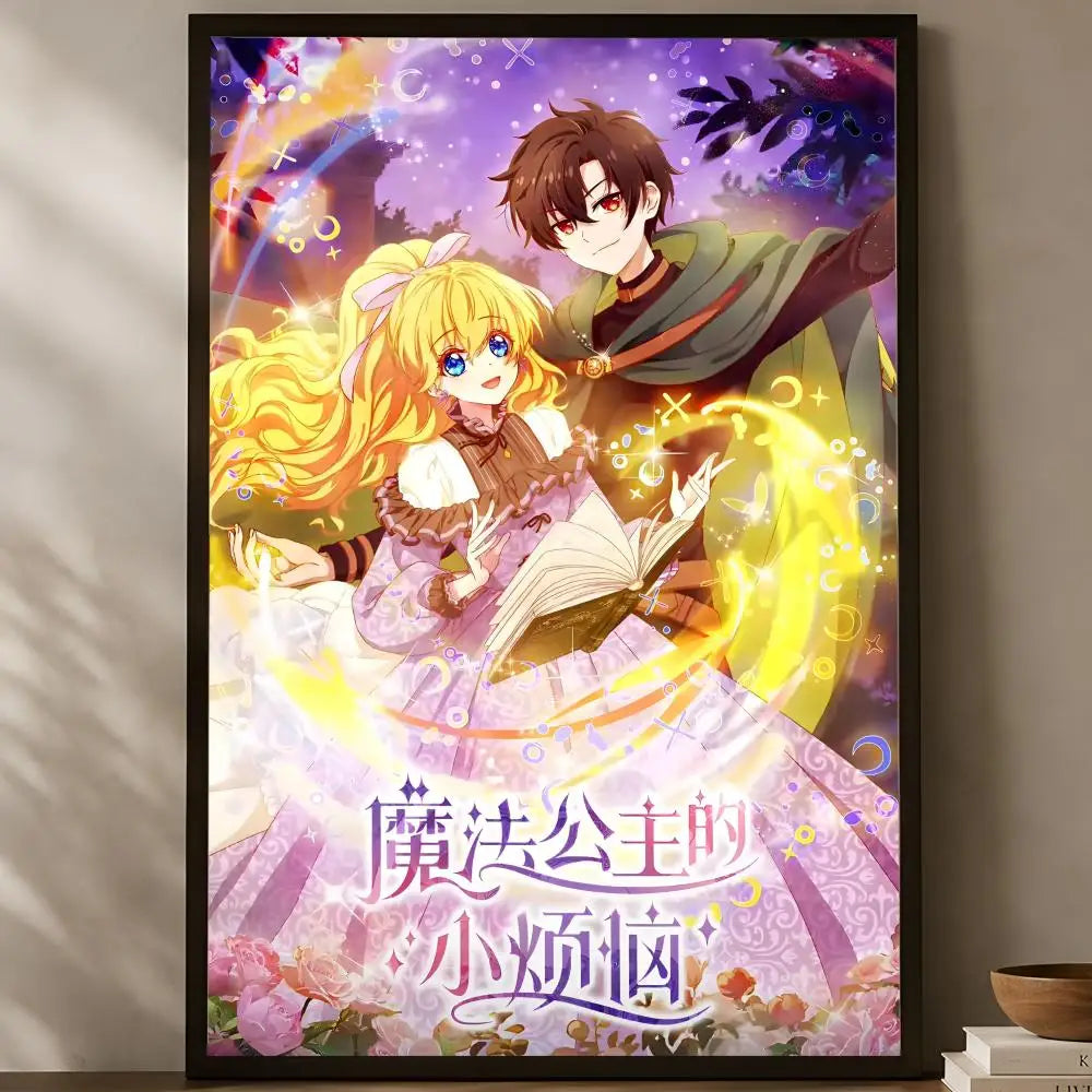 Who Made Me A Princess HD PVC Self-Stick Wall Poster Wall Art Poster Axl White07 50X70cmNoframe