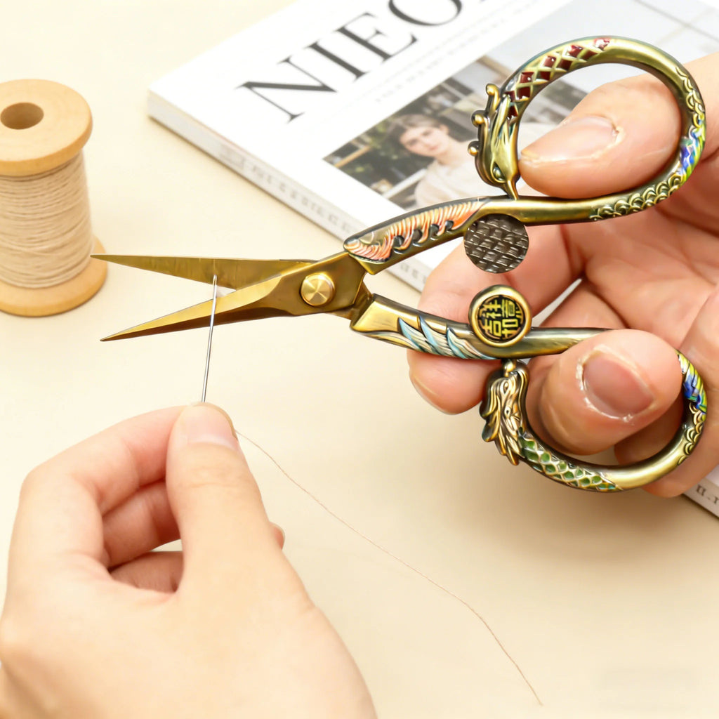Vintage Embroidery Scissors – Stainless Steel Thread Cutter Embroidery Scissors Axl