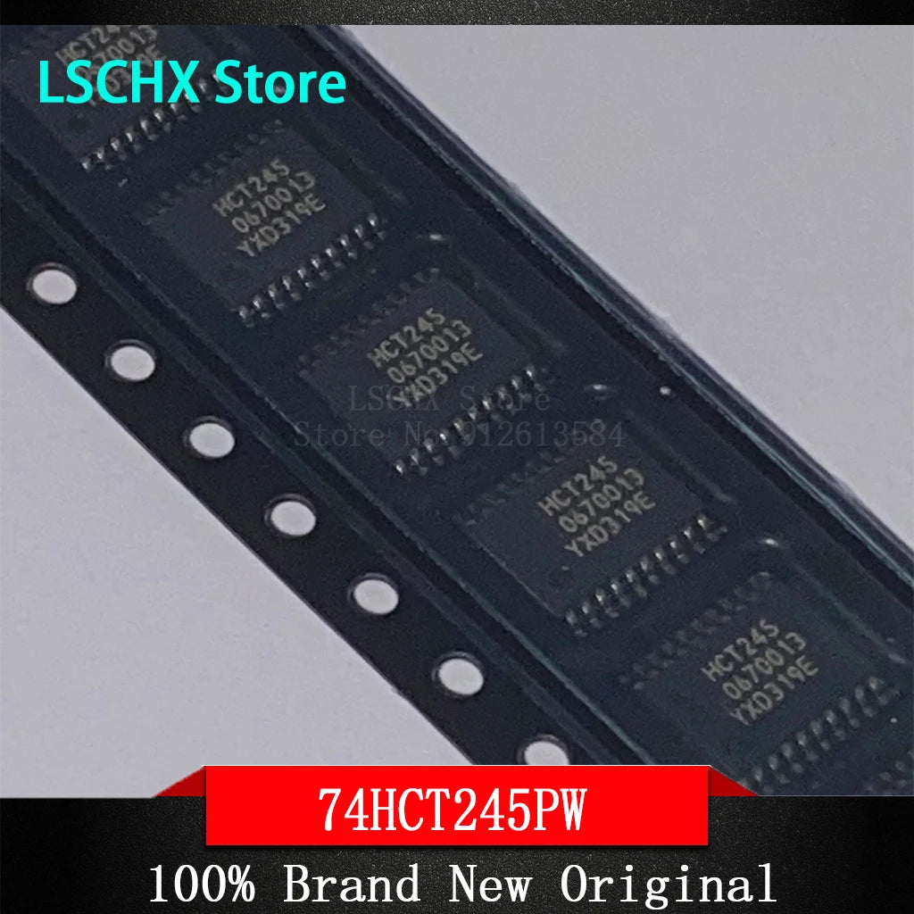 10Pcs 74HCT Logic ICs – HCT245 244 573 574 595 4051 TSSOP Logic IC Pack Axl 74HCT4051PW