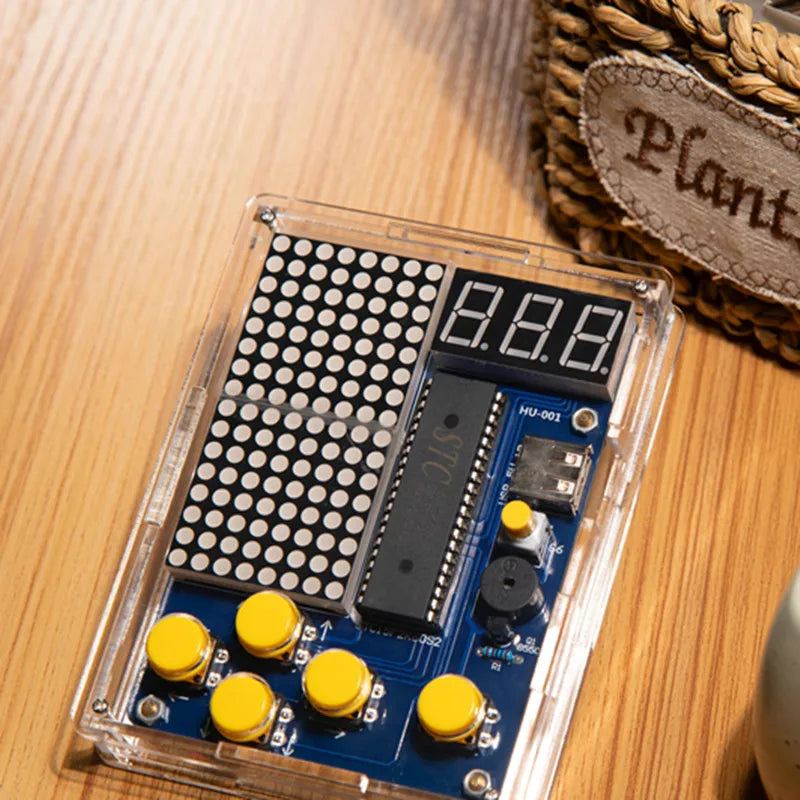 DIY Pixel Game Machine Kit – 51 Microcontroller Soldering Kit DIY Electronics Kit Axl