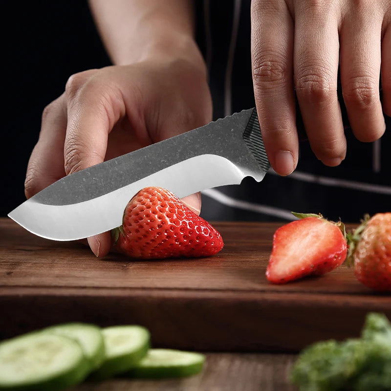 InLeung Forged Stainless Steel Boning & Chef Knife – 12cm Boning Chef Knife Axl