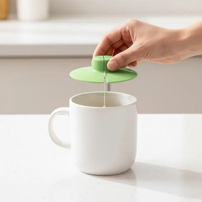 Silicone Tea Bag Holder Squeezer & Mug Cover Lid Tea Bag Holder Axl