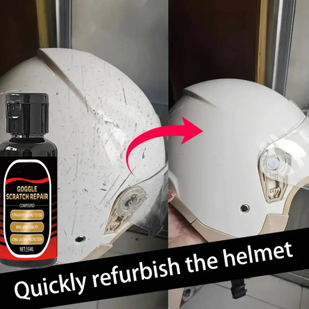 Motorcycle Helmet Visor Scratch Remover Cream 35ml | Goggle Polish Scratch Remover Cream Axl