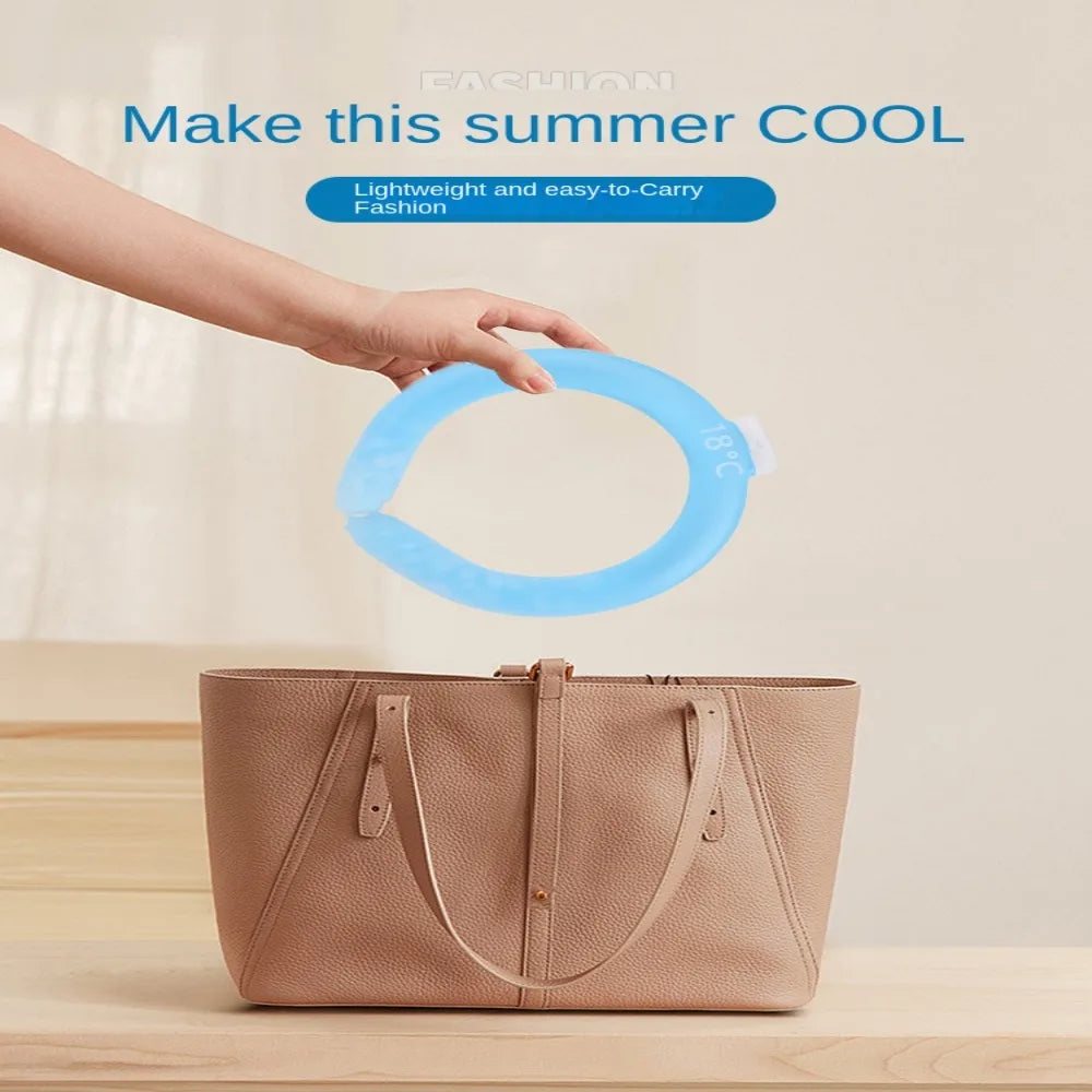 Reusable Neck Cooling Wrap – Gel Ice Ring for Summer Outdoors Neck Cooling Wrap Axl