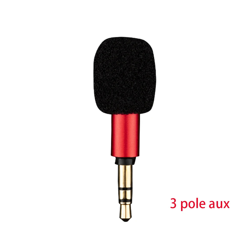 3.5mm Mini Condenser Microphone – Aux Mic for Phone & Laptop Condenser Microphone Axl