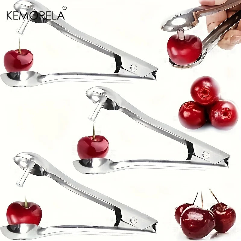 KEMORELA Stainless Steel Fruit Corer – Cherry, Jujube & Hawthorn Fruit Corer Tool Axl