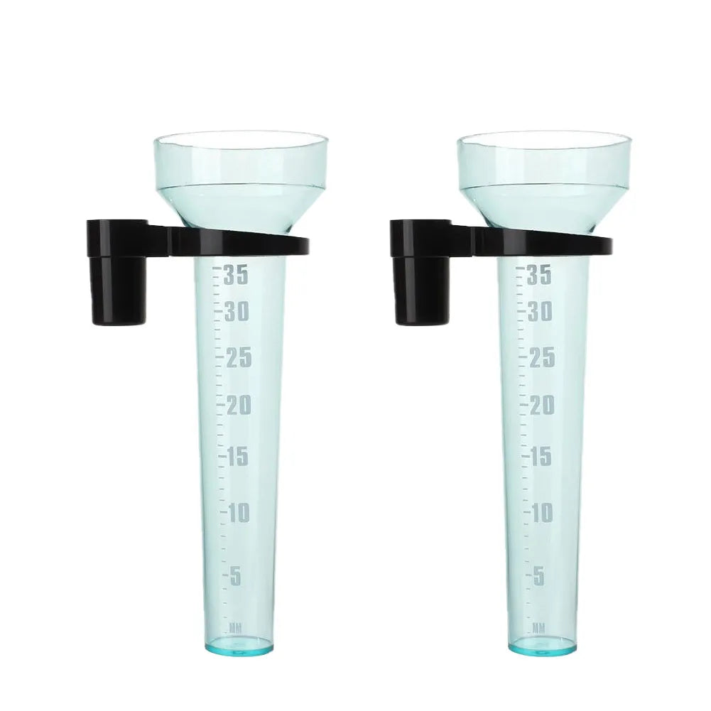 Plastic Rain Gauge 35mm – Garden & Lawn Rain Meter Garden Rain Gauge Axl 2pcs