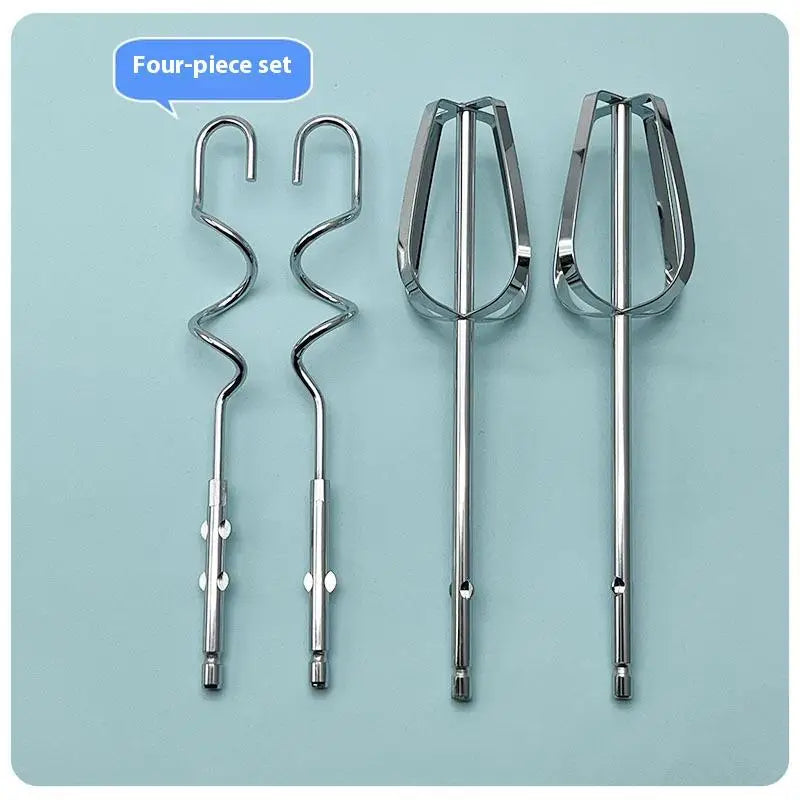 Stainless Steel Egg Beater Stirring Hooks & Kneading Sticks Set Egg Beater Attachments Axl Set