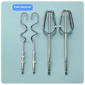 Stainless Steel Egg Beater Stirring Hooks & Kneading Sticks Set Egg Beater Attachments Axl Set