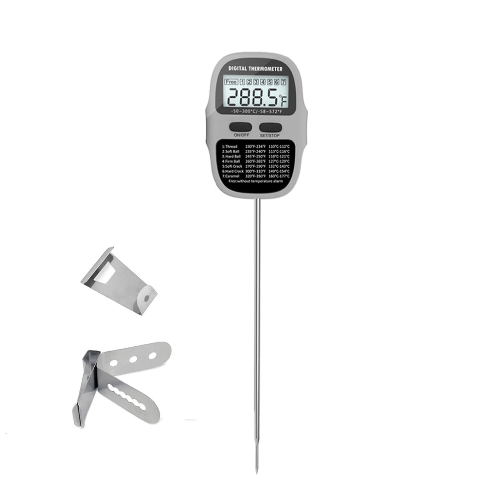 Digital Candy Thermometer – Big Screen Kitchen & BBQ Use Digital Kitchen Thermometer Axl grey