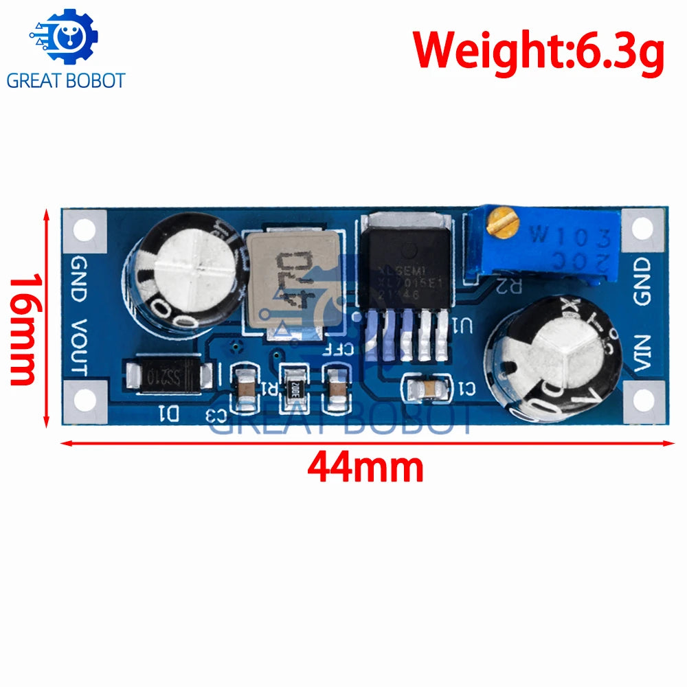 XL7015 DC-DC Step-Down Module 5V–80V | LM2596 Buck Converter Buck Converter Module Axl