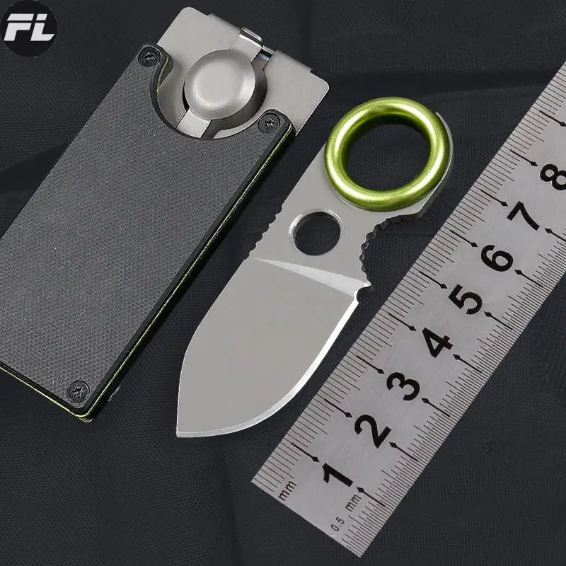 Mini Pocket Knife – 5CR15MOV Steel Keychain Carry Knife EDC Pocket Knife Axl