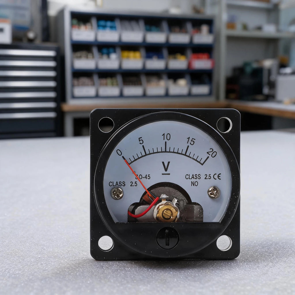 Panel Mount DC Voltmeter 1V–800V | Level 2.5 Accuracy ABS Panel Mount Voltmeter Axl
