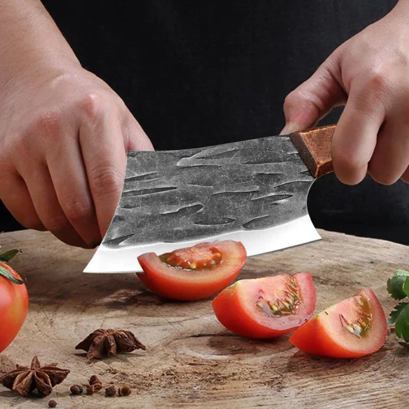 InLeung Cleaver Knife – Hand-Forged Stainless Steel Chef Knife Kitchen Cleaver Knife Axl