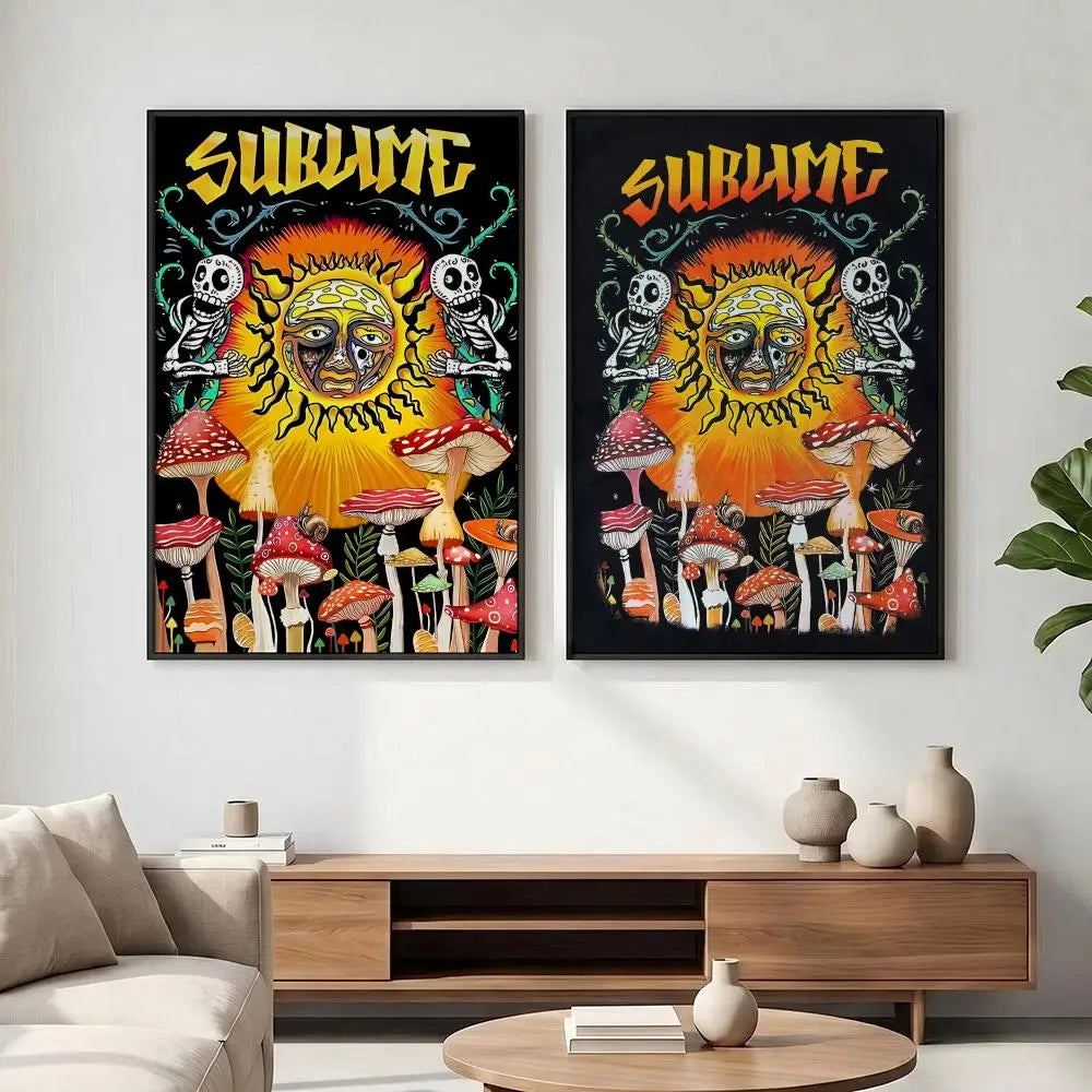 Sublime Band Poster – HD Waterproof Wall Art Print Decor Wall Art Poster Axl