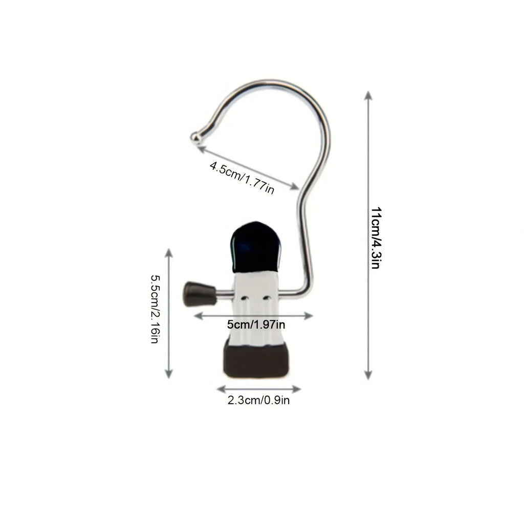 Portable Laundry Rack with Hooks & Clothes Clips | Organizer Laundry Drying Rack Axl