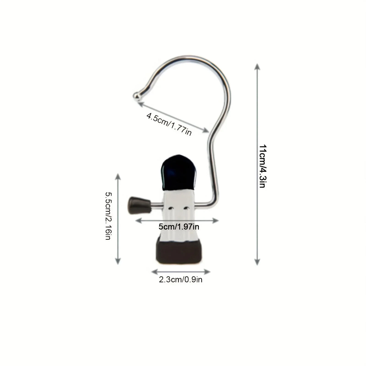 Portable Laundry Rack with Hooks & Clothes Clips | Organizer Laundry Drying Rack Axl