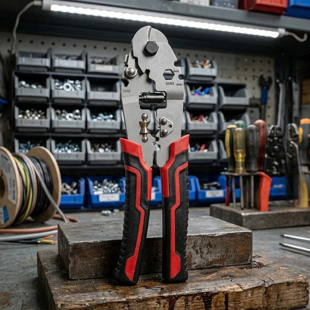 Heavy-Duty Wire Rope Pliers – 4-in-1 Ergonomic Wire Cutter Tool Wire Rope Pliers Axl