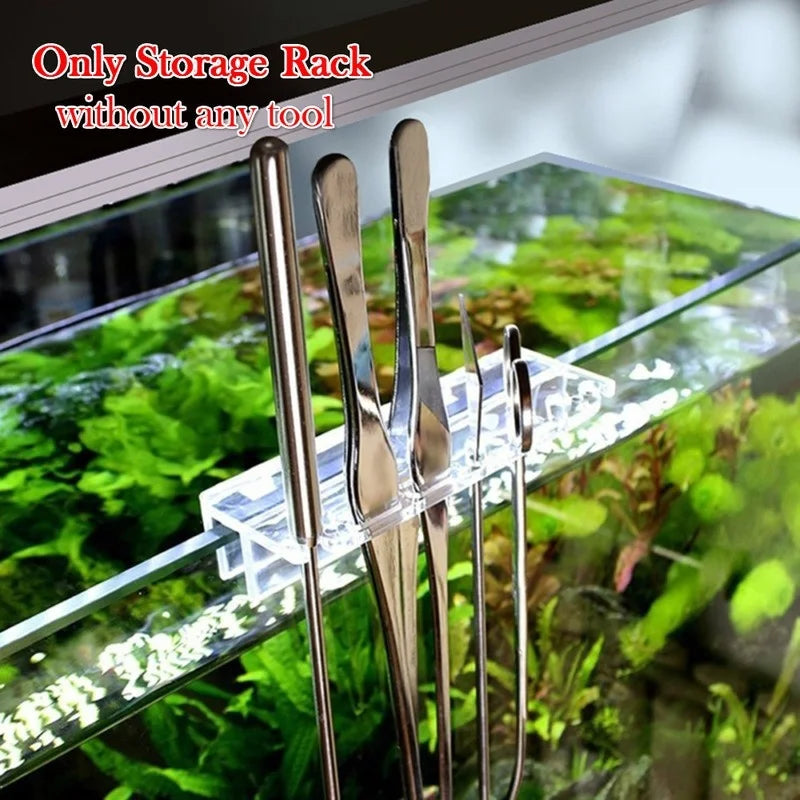 Acrylic Aquarium Tool Holder – Tank Rack for Tweezers & Scissors Aquarium Tool Organizer Axl