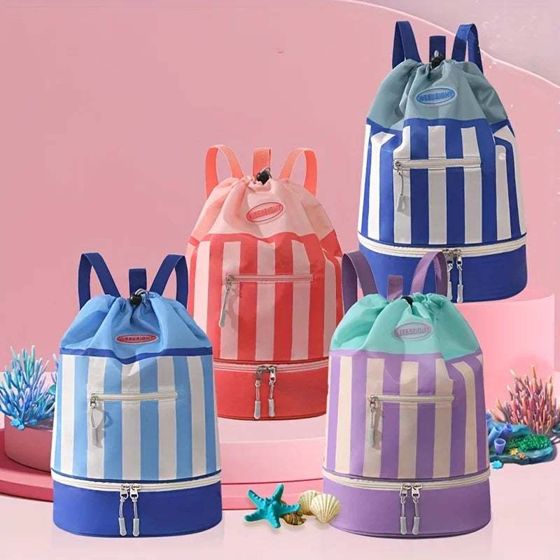 Kids Swimming Backpack – Portable Beach & Travel Bag Swimming Backpack Axl