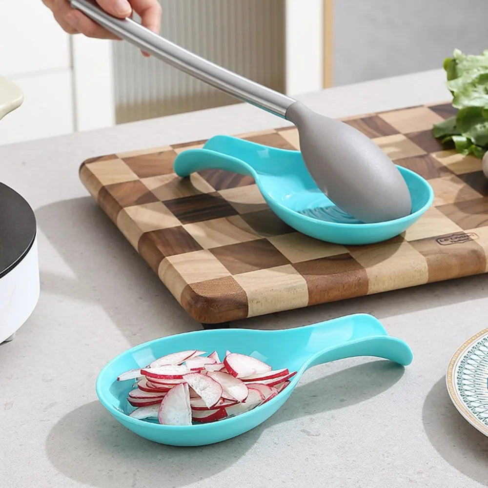 Colorful PP Spoon Rest – Heat-Resistant Kitchen Spoon Holder Kitchen Spoon Rest Axl