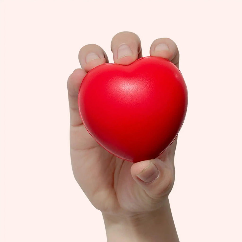 Heart Shaped Stress Ball – PU Grip & Finger Training Tool Grip Exercise Ball Axl