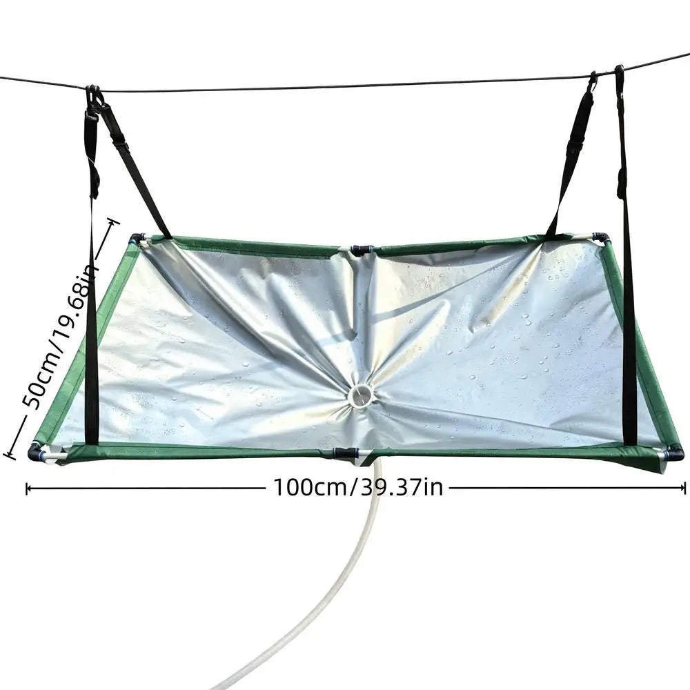 Outdoor Rain Collector with Hose – Garden Rainwater Harvester Rain Water Harvester Axl White