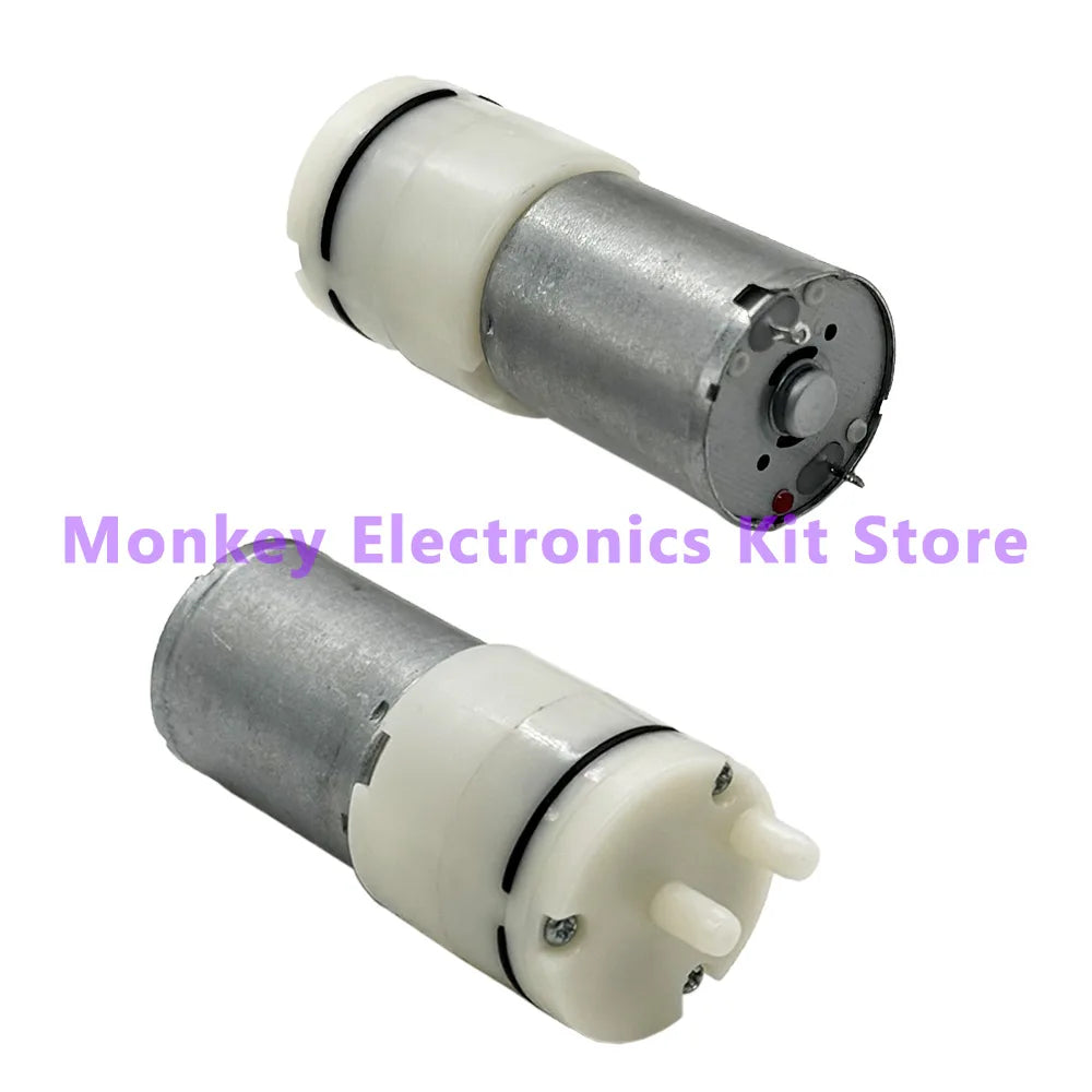 Mini 370 Electric Vacuum Air Pump DC 3.7V 6V 12V | Low Pressure Miniature Vacuum Pump Axl