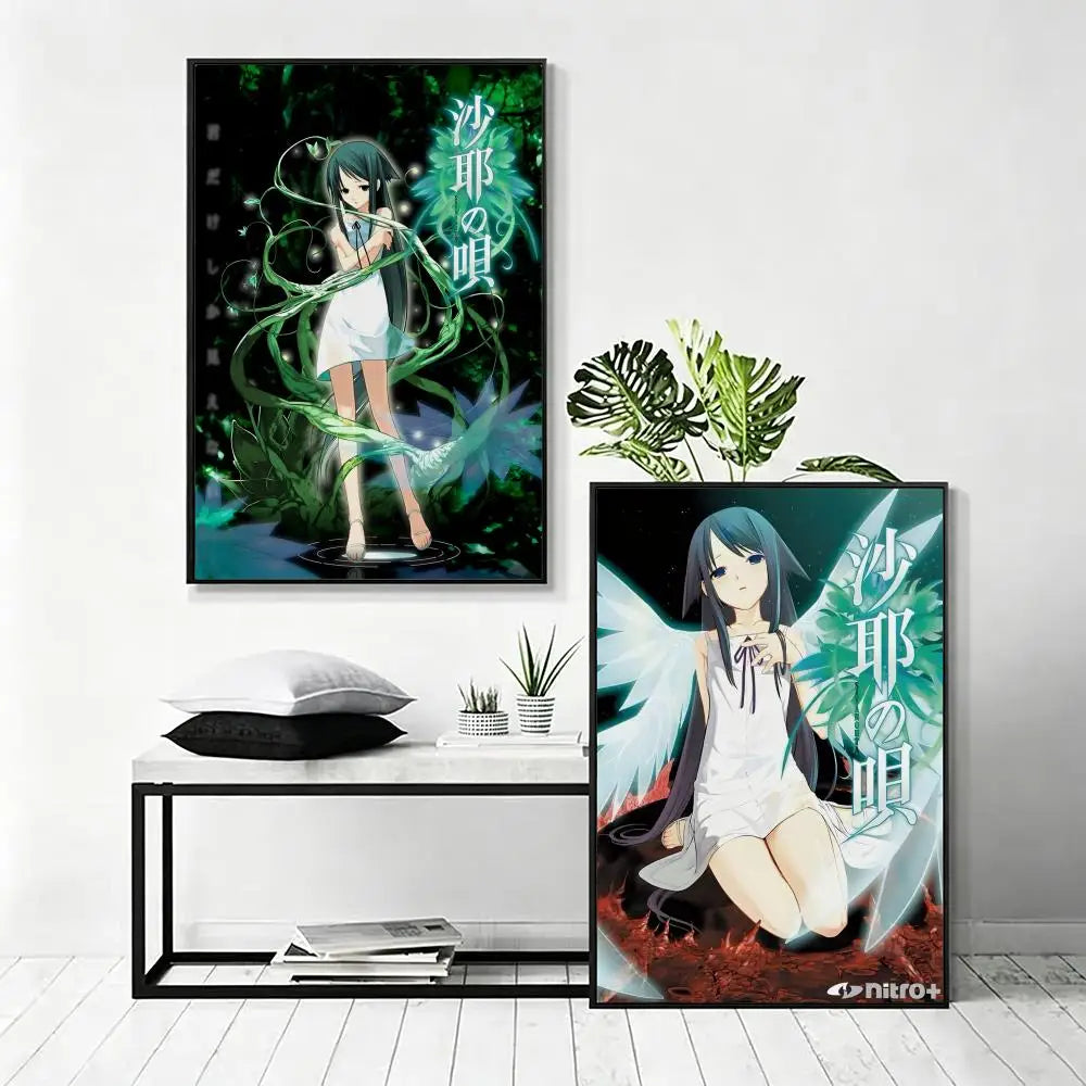 Saya No Uta HD Poster – Waterproof Anime Wall Art Decor Art Wall Poster Axl
