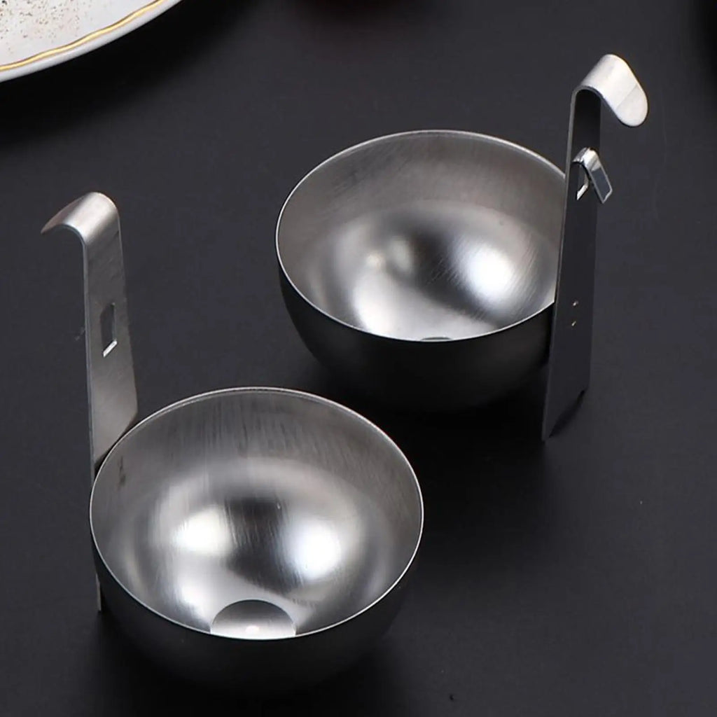 Stainless Steel Egg Poacher – Hangable Egg Boiling Mold Cooker Egg Poacher Mold Axl