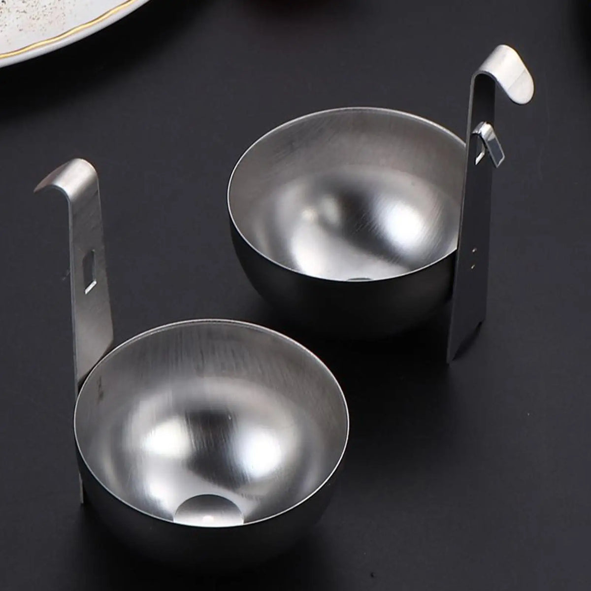 Stainless Steel Egg Poacher – Hangable Egg Boiling Mold Cooker Egg Poacher Mold Axl