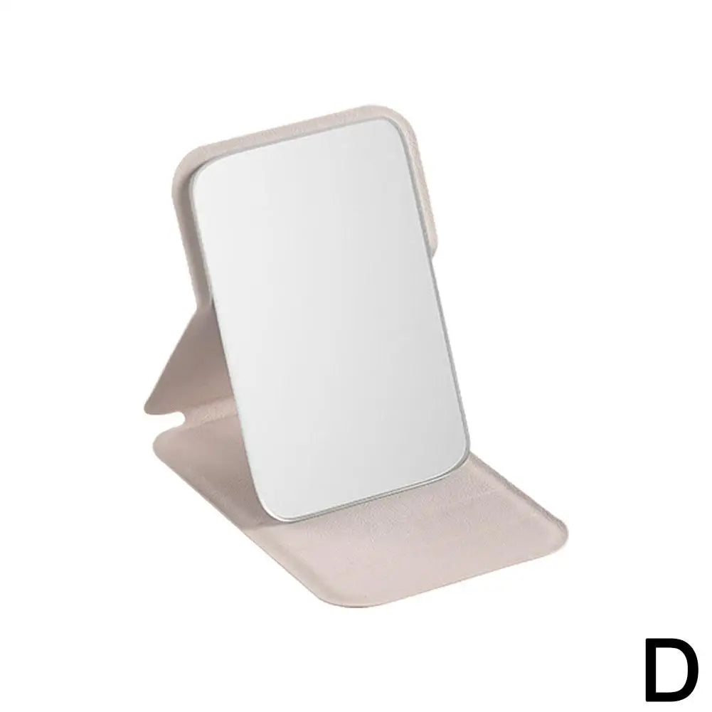 Foldable Compact Pocket Mirror – Portable Mini Makeup Mirror Compact Makeup Mirror Axl white