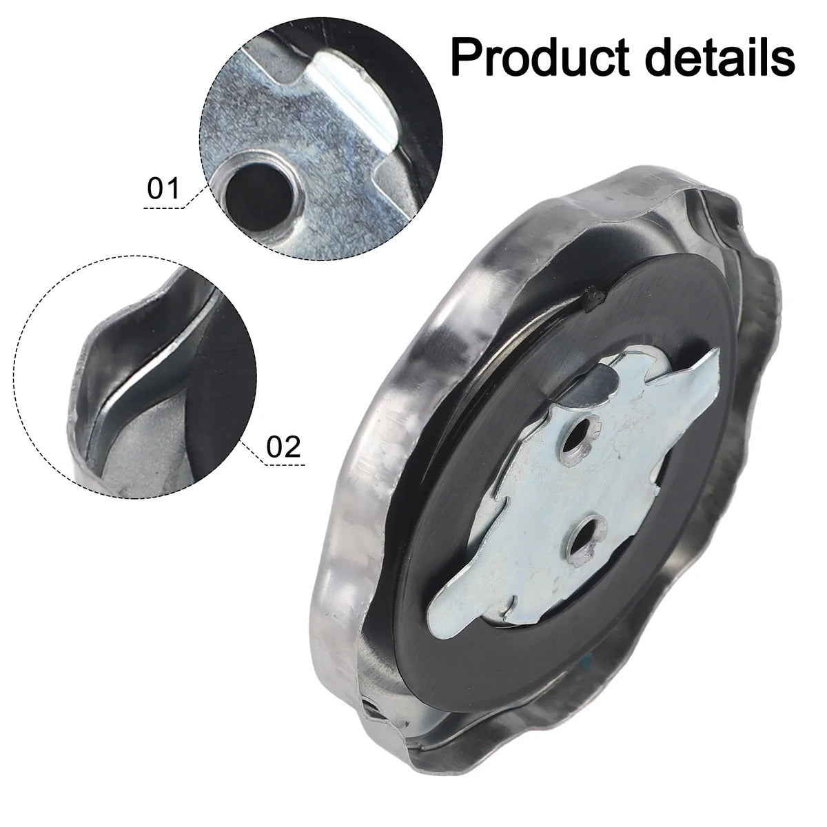 Metal Fuel Tank Cap for Honda GX120 GX200 GX390 LIFAN LONCIN Engine Fuel Cap Axl