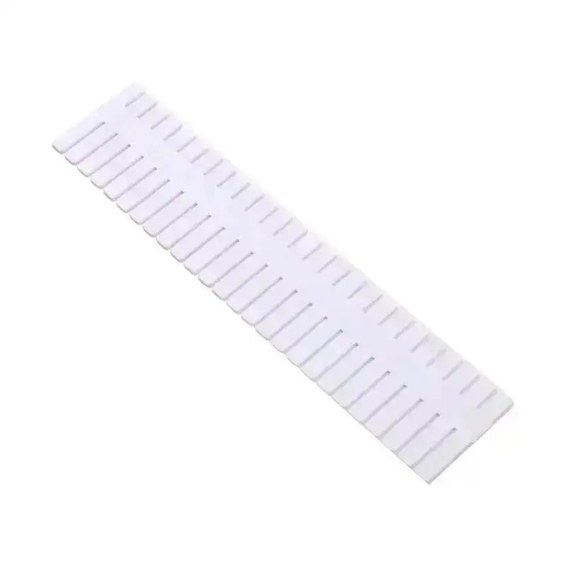 Plastic Drawer Dividers – Adjustable Organizer 4-Pack Drawer Organizer Axl 4 pcs White