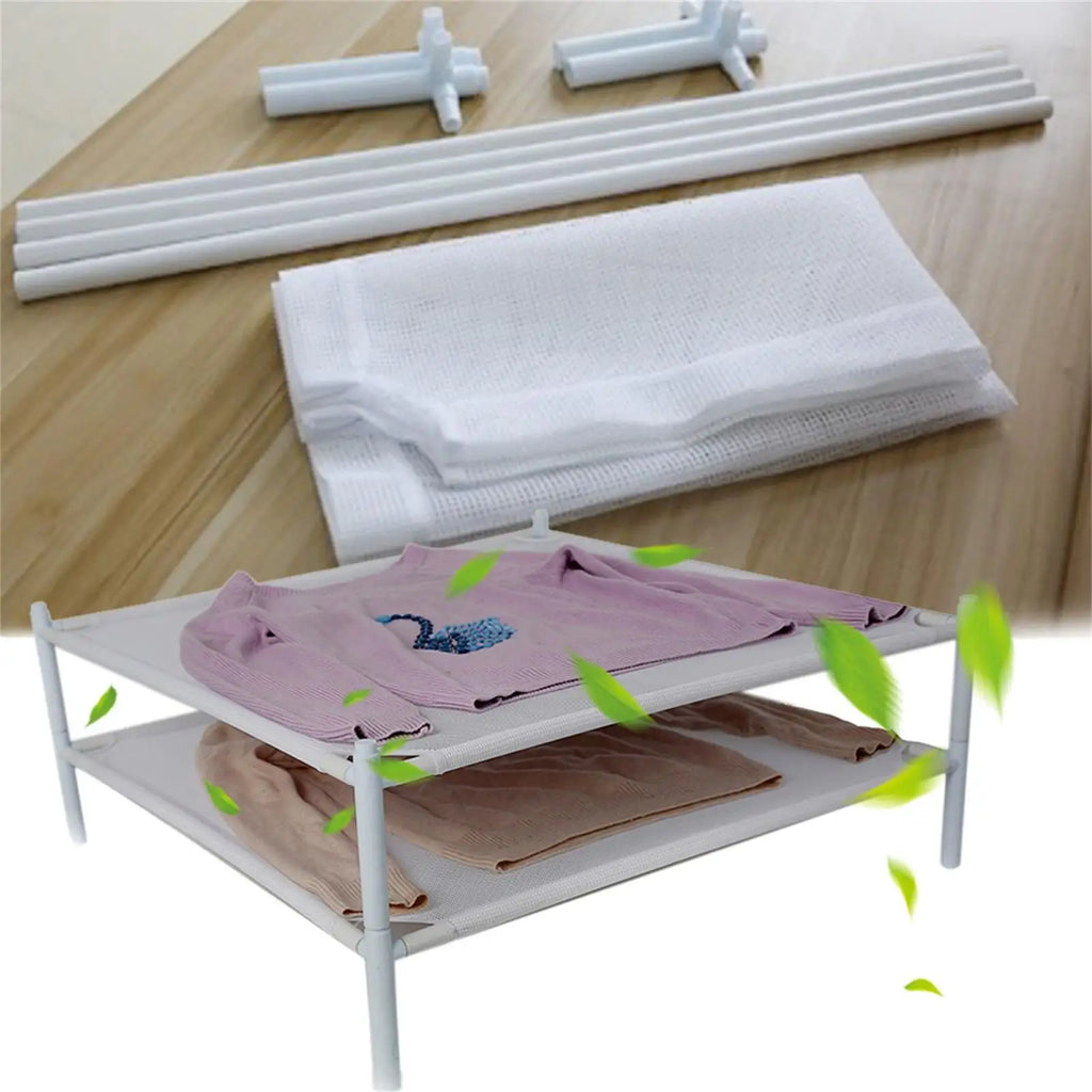 Foldable Mesh Sweater Drying Rack – Flat Lay Clothes Dryer Mesh Drying Rack Axl