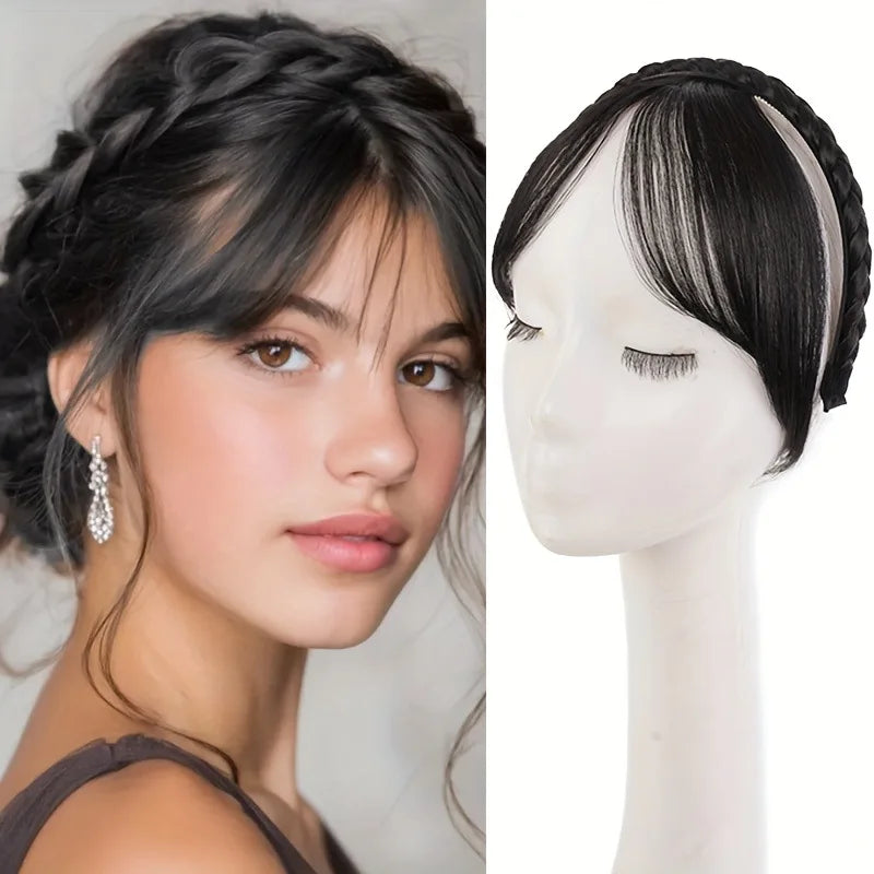 Vintage Braided Wig Headband – Cute Women's Hairband Gift Braided Hairband Axl