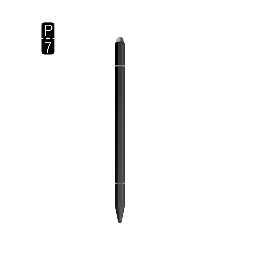 P+7 Universal Stylus Pen 3 Tips & Ballpoint – iOS & Android Capacitive Stylus Pen Axl BP28 BLACK