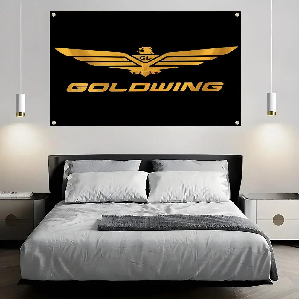 G-Goldwing Decorative Flag – Indoor & Outdoor Wall Art Banner Decorative Wall Flag Axl