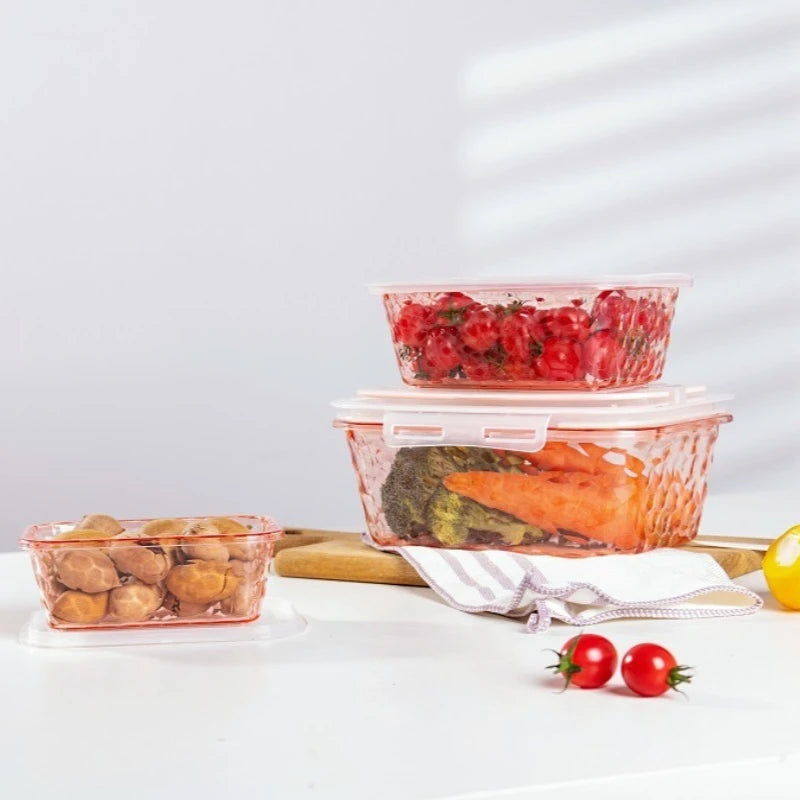 3-Piece Airtight Lunch Box Set – Sealed Food Storage Containers Food Storage Set Axl
