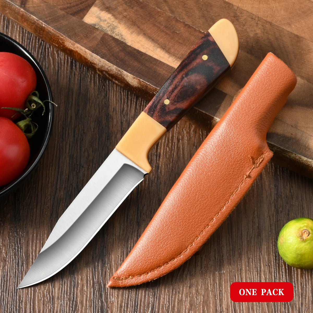 PLYS Stainless Steel EDC Pocket Knife – Fruit, BBQ & Outdoor Folding Pocket Knife Axl 1pc