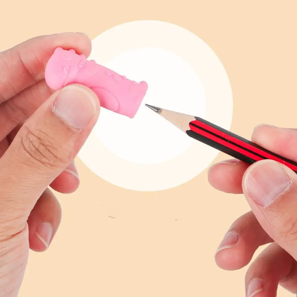 10-Pack Cartoon Pencil Cap Erasers & Extenders – Kids Gift Pencil Cap Erasers Axl